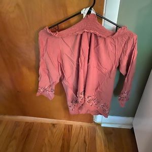 Tantrums off the shoulder shirt